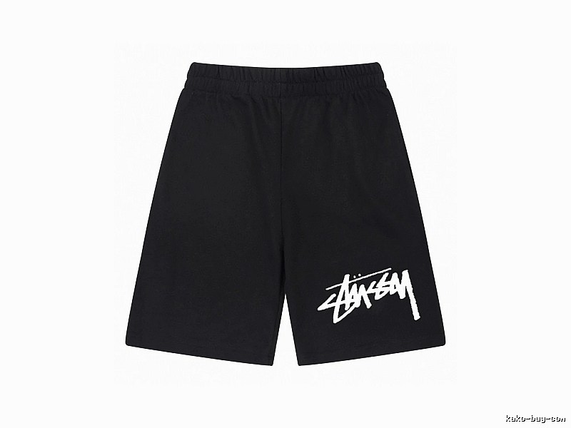 Stussy basic black shorts