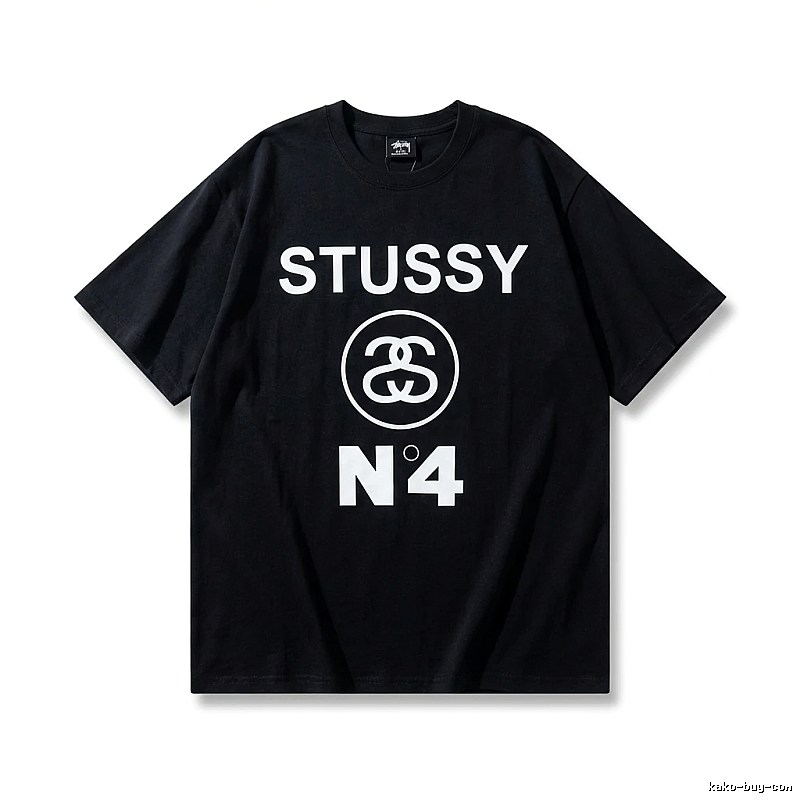 Stussy classic style black T-shirt
