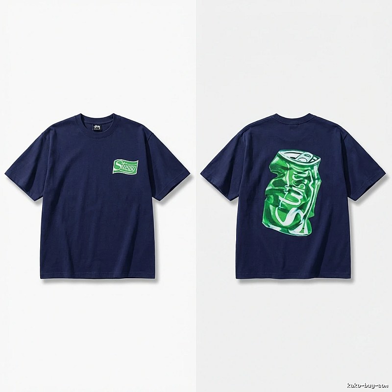 Stussy Cola Print Short-Sleeve T-Shirt