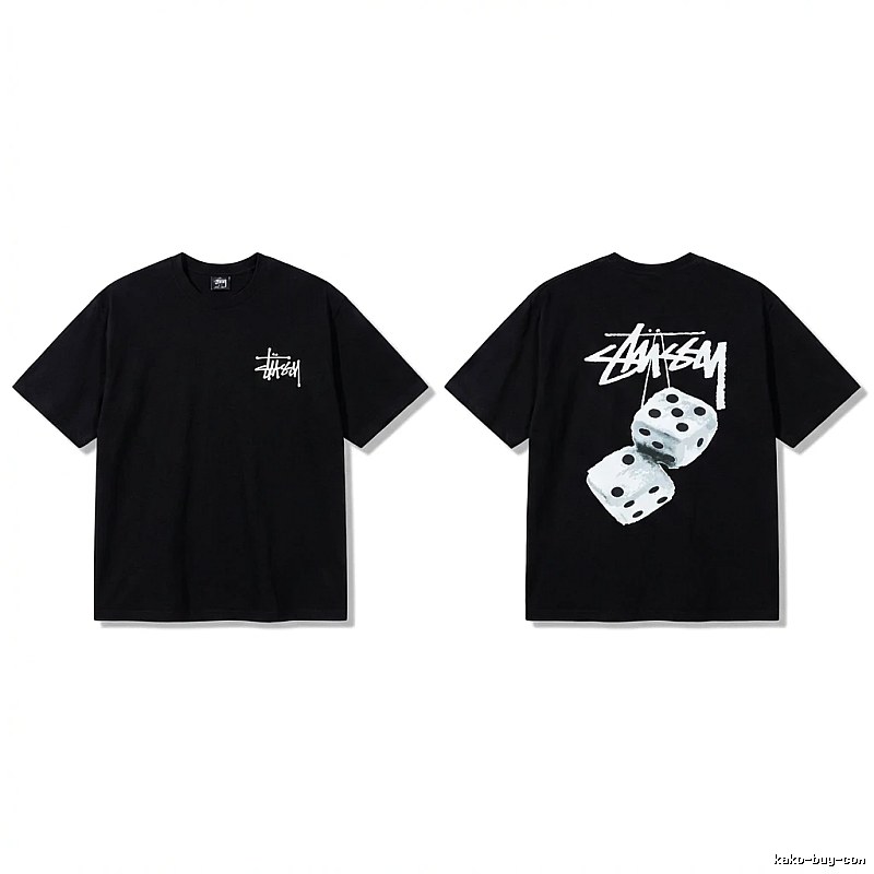 Stussy Dice Style Black T-shirt