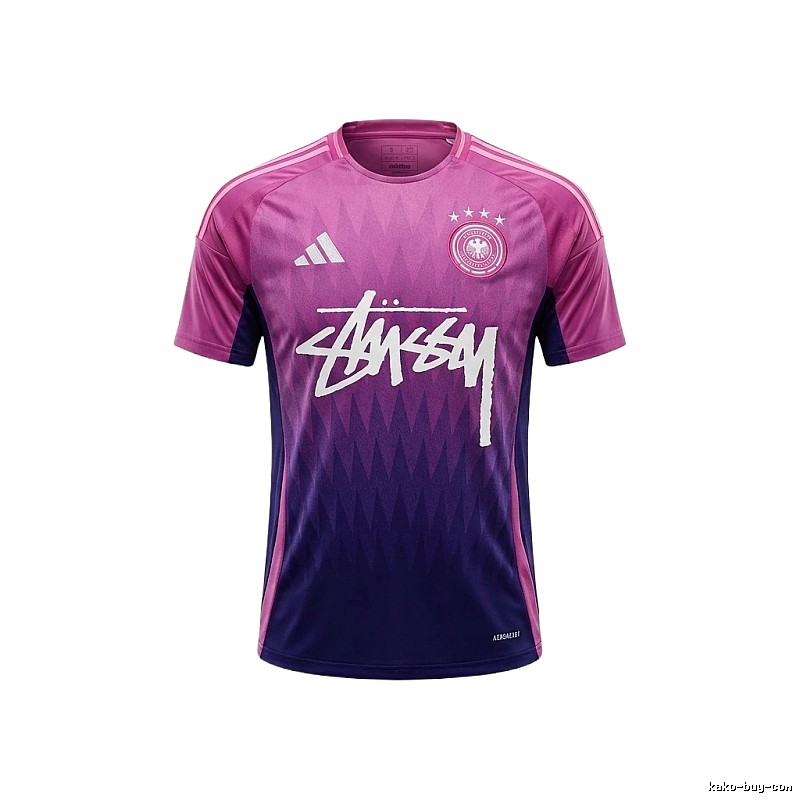 Stussy Gradient Style Pink-Purple T-shirt