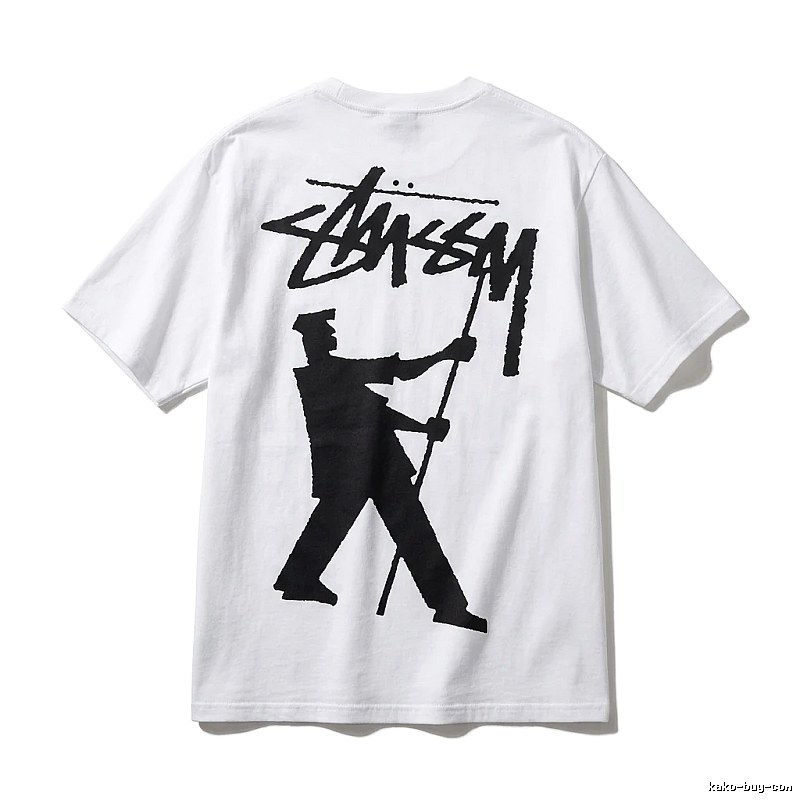 Stussy Graffiti Style White T-shirt