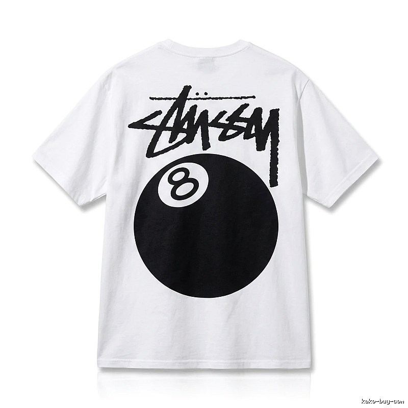 Stussy No.8 Ball White T-shirt