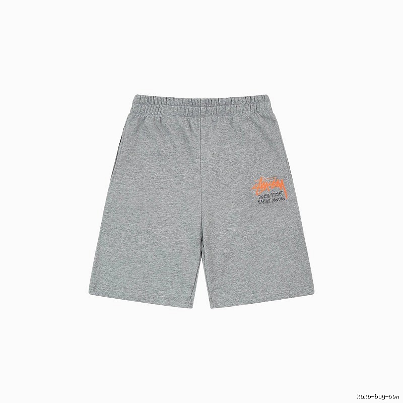 Stussy street-style grey shorts
