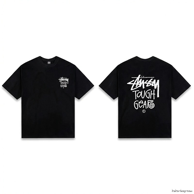 Stussy trendy and cool style black T-shirt