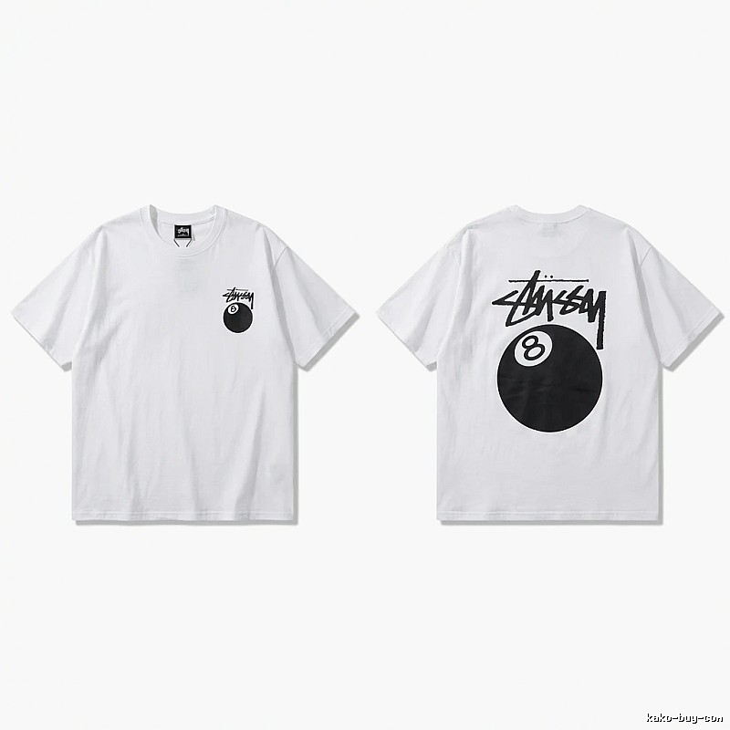 Stussy trendy style white T-shirt