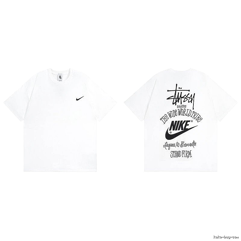Stussy White Spider Graphic T-Shirt Poolside Style Logo