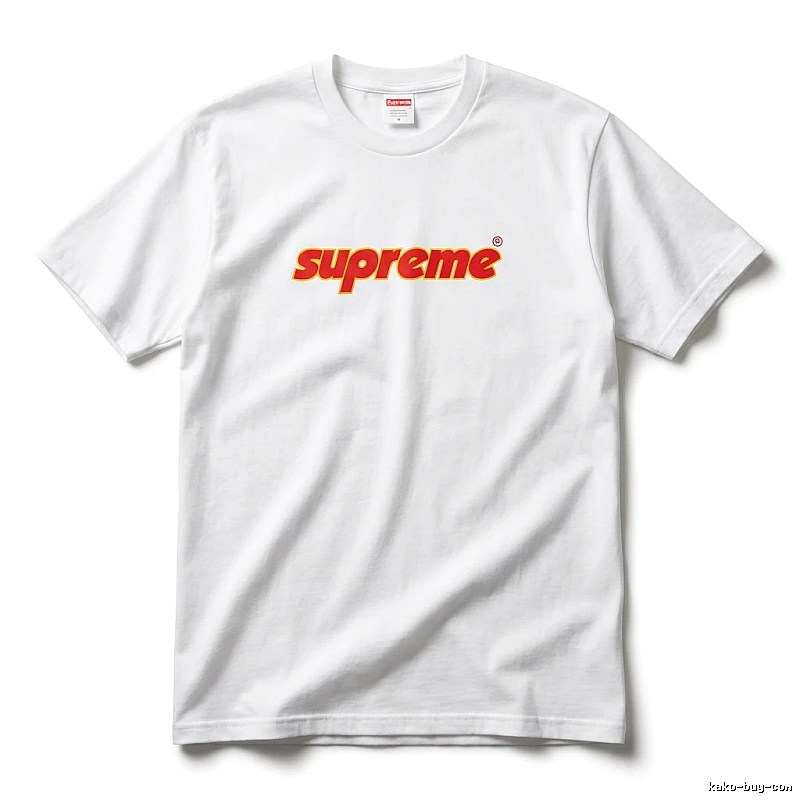 Supreme basic simple white T-shirt