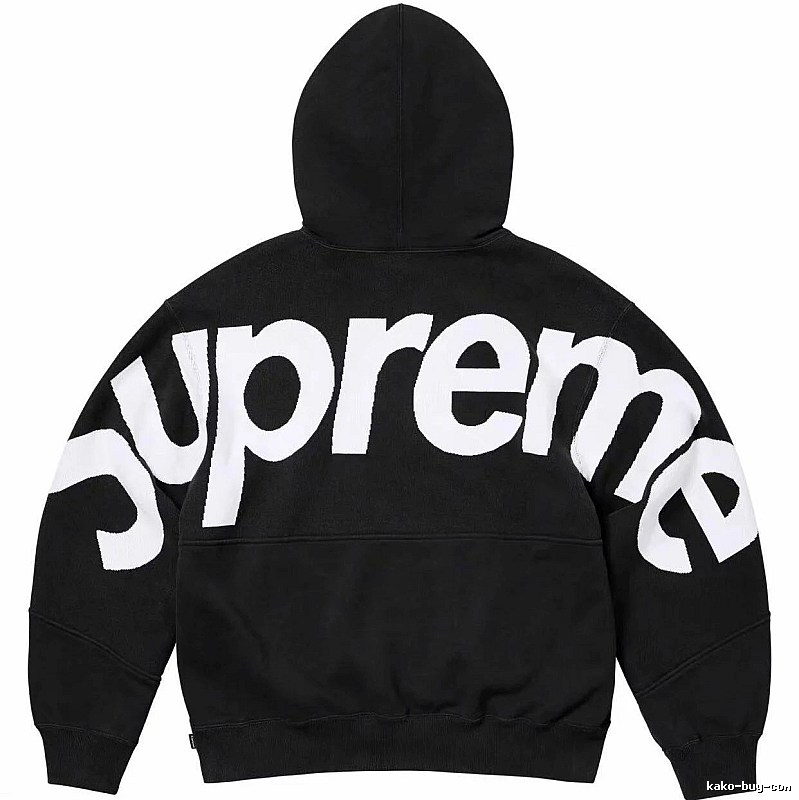 Supreme Casual Logo hoodie Gray Red Oversized for Streetwear Looks