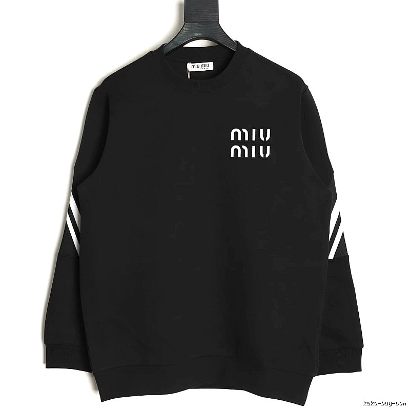 Sweatshirt by Miu Miu with Black Sweatshirt with White Miu
