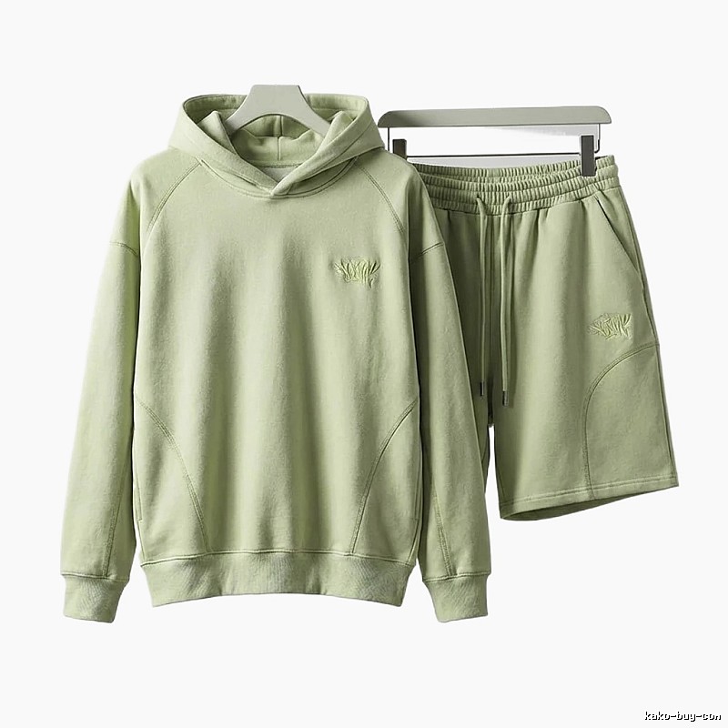SynaWorld casual style light green suit