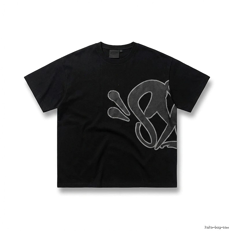 SynaWorld Trendy Black T-shirt