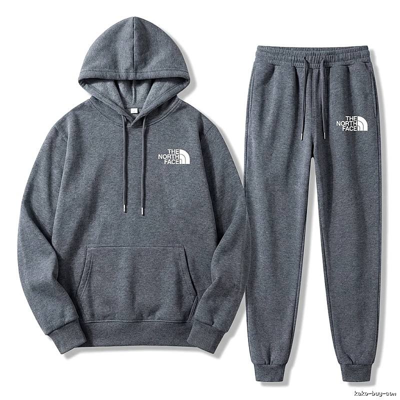The North Face Simple Gray Sportswear Set