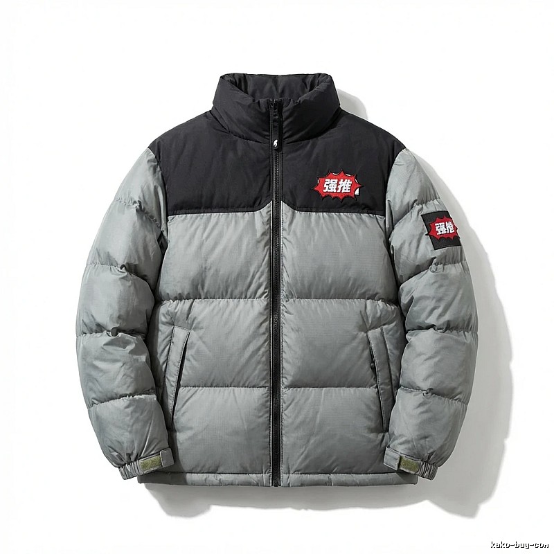 The North Face's strongly recommended Wind Grey Black down jacket