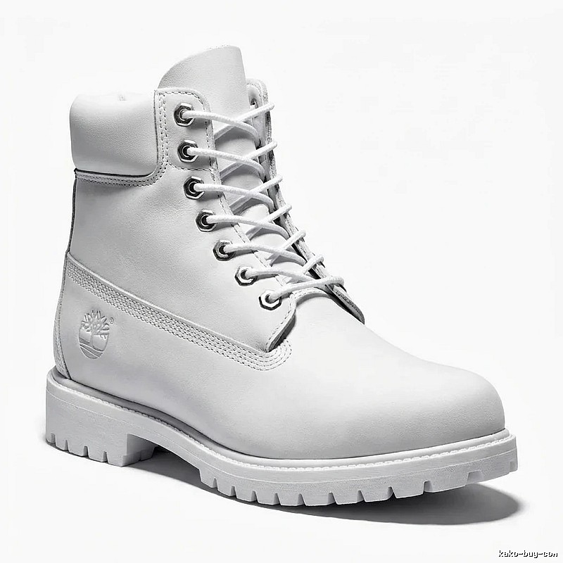Timberland classic white work boots
