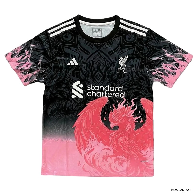 Tokyo Ghoul dark style pink and black short-sleeved shirt