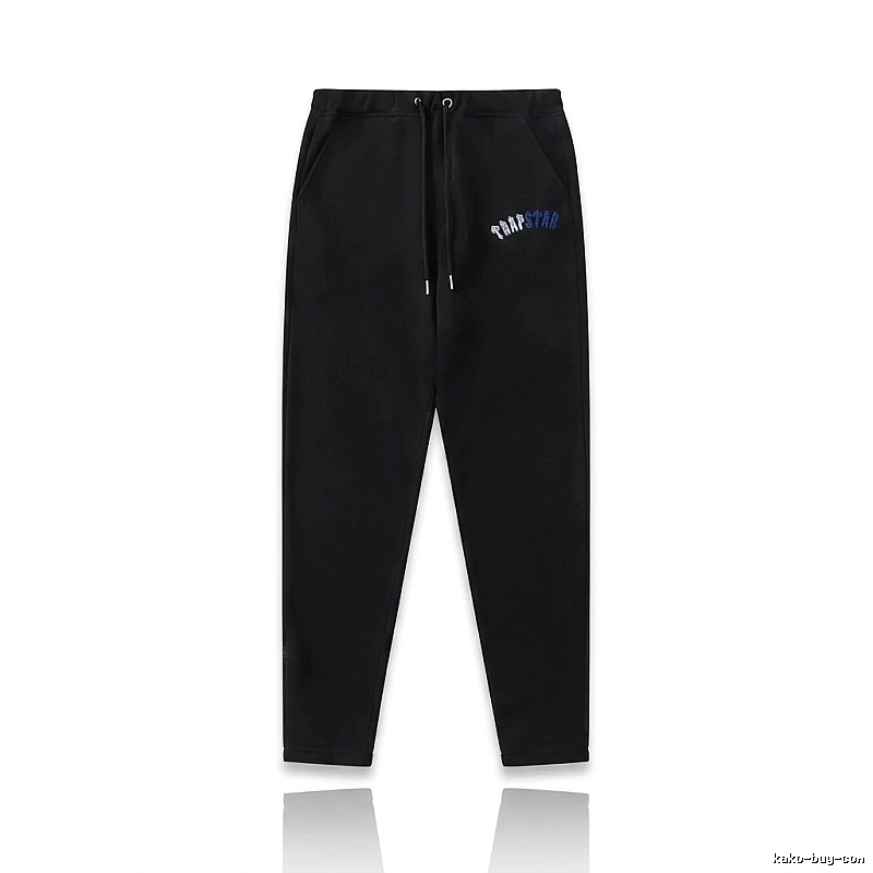 Trapstar minimalist style black sweatpants