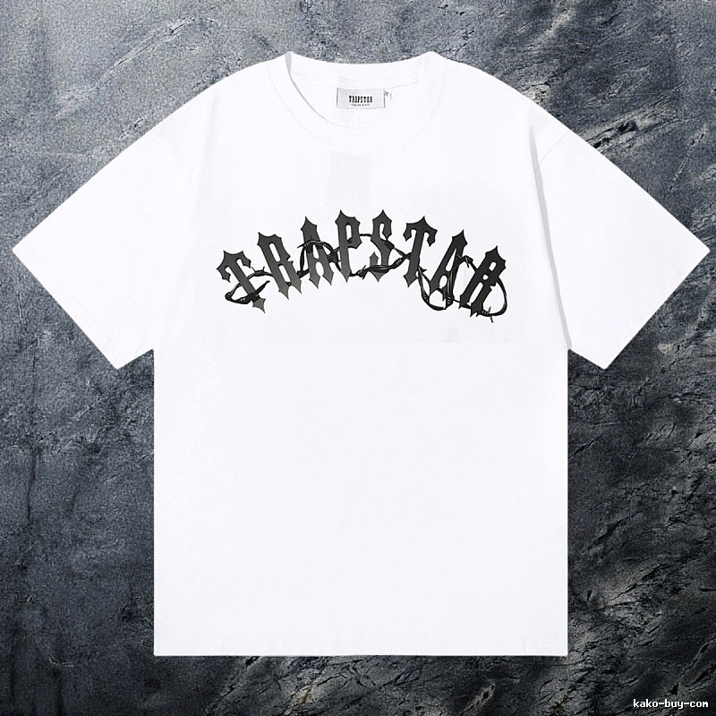 Trapstar Streetwear Keys graphic T-shirt Black White Key with Logo Accent