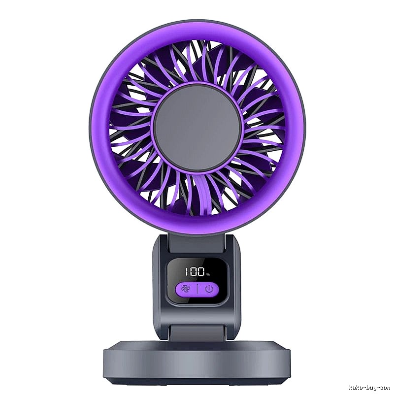 Travel Cooling Desktop Cooling Fan Gray Standard Airflow