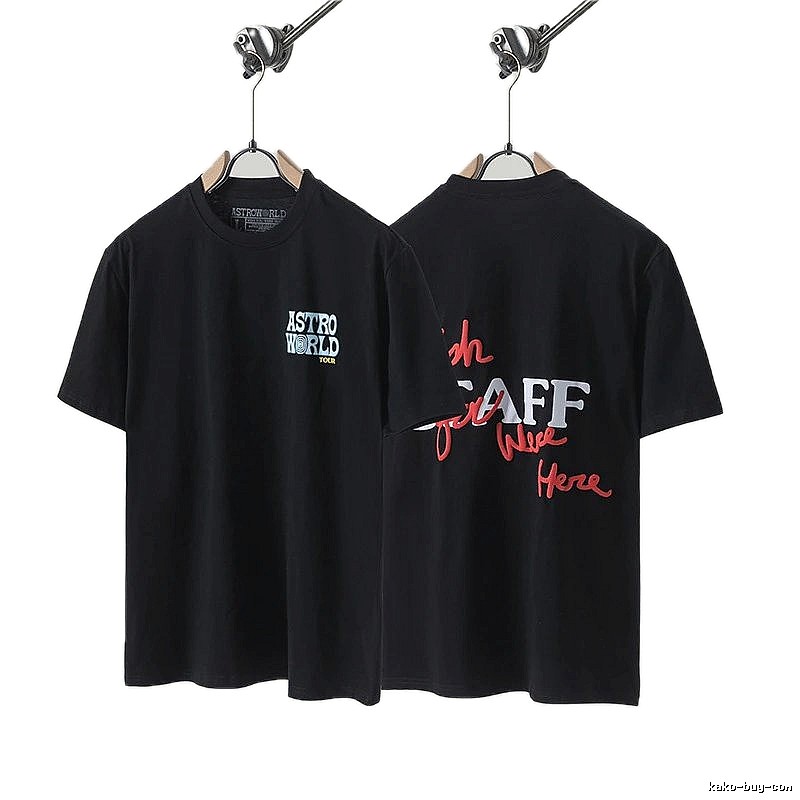 Travis Scott Astroworld Street Style Black T-Shirt