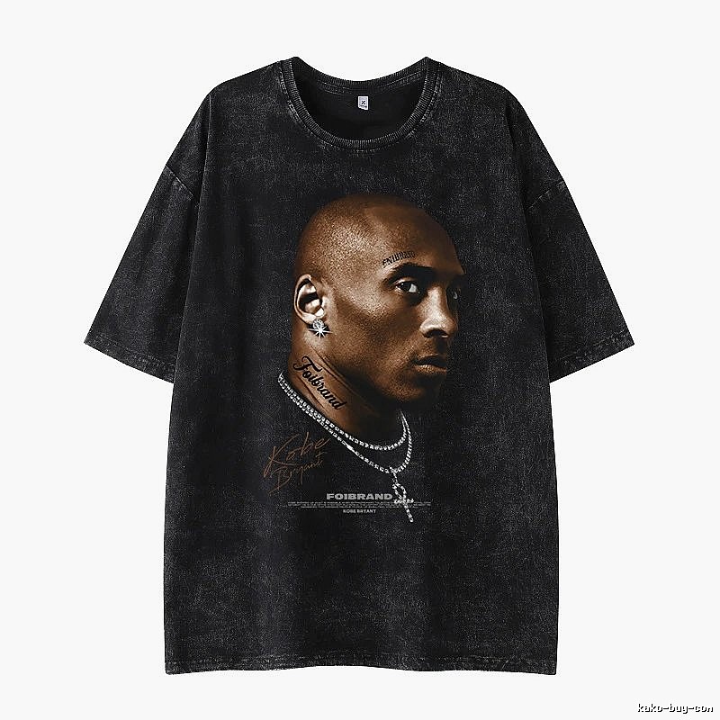 Tupac Resort Portrait graphic T-shirt Black Tupac Collage for Travel Looks